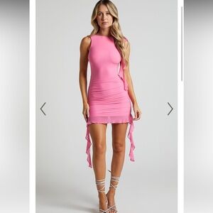 Showpo jaspha mini dress pink